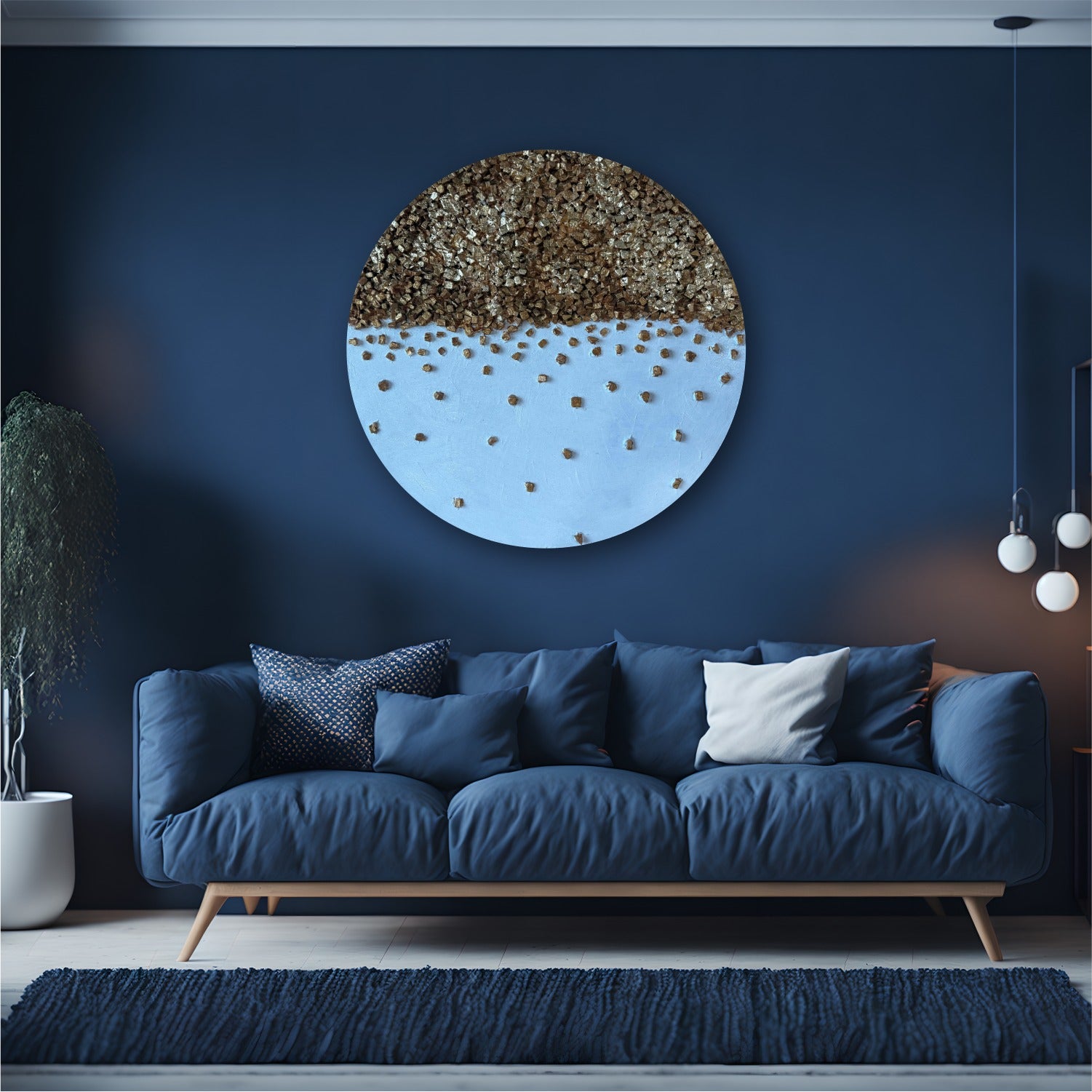 SIGNATURE FALLING SKY WITH MOSAIC TILES FOR ANTIQUE HOME DECOR